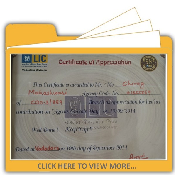 CERTIFICATE OF ACHIEVMENTS